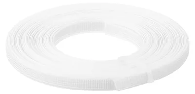 Korsettstäbe aus Polyester, 2,5 m, 8 mm breit, 1 mm dick, weiß