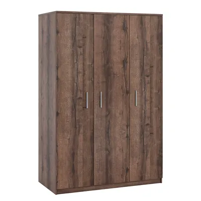 Obrázek produktu pro Třídveřová šatní skříň 135 cm CORTLAND - dub monastery