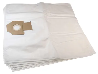 Produktbild von vhbw 5x Staubbeutel Ersatz für Nilfisk 302004004 für Staubsauger - 41,5cm x 31,5cm Weiß