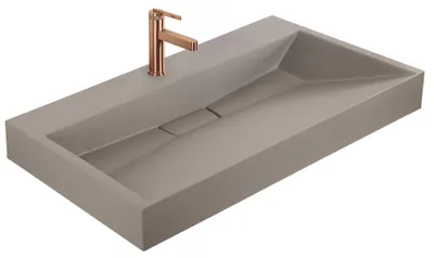 Obrázok produktu pre Umývadlo Z Liateho Mramoru Rea Goya Taupe 100cm