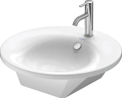 Produktbild von Duravit Duravit Möbelwaschtisch STARCK 1 m ÜL HLB d= 580mm 1 HL we