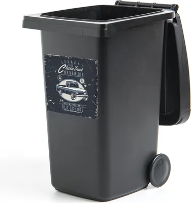 Produktbild von MuchoWow® - Abfall-Aufkleber - Container - für Abfallcontainer