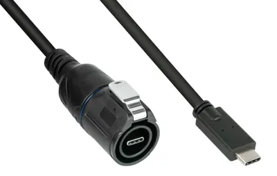 Zdjęcie produktu dla Alcasa IC01-16U3101-010, 1 m, USB C, USB C, USB 3.2 Gen 2 (3.1 Gen 2), 10 Gbit/s, Czarny