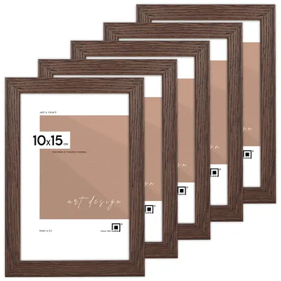 Productafbeelding van LUCA® Lijsten, FDM-technologie, set van 5, bruin, 10x15 cm