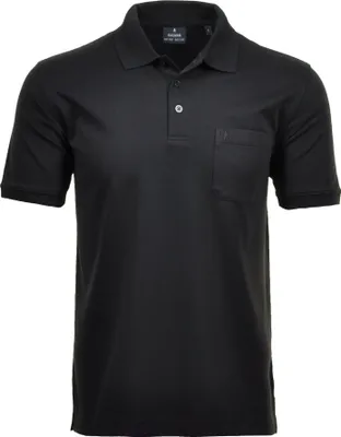 Produktbild von Größe 3XL Ragman Herren Poloshirt Softknit kurzarm schwarz 540391