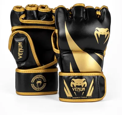 Produktbild von Venum, Challenger 2.0 MMA Handschuhe, Unisex Erwachsene, M, Schwarz/Gold