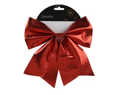 Produktbild von Schleife 24cm 1 Stück Rot metallic
