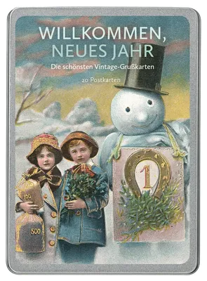Produktbild von Willkommen, neues Jahr: Die schönsten Vintage-Grußkarten