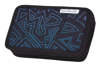 Produktbild von McNeill Federmäppchen Pencil Case with Three Compartments Tron schwarz