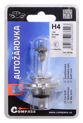 Zdjęcie produktu dla Żarówka 12V H4 60/55W P43t blister 1szt