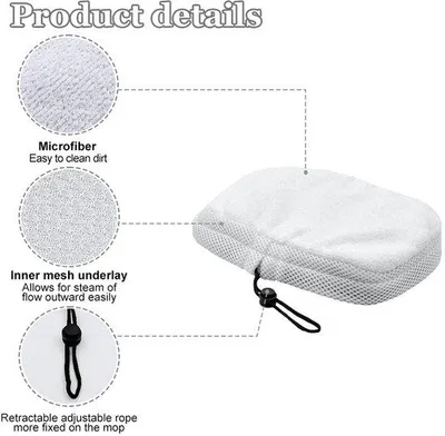Obrázek produktu pro Náhradní hlavice pro mop s kartáči, 2 ks