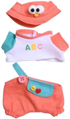 Produktbild von Kleid für Puppen - 17 cm weiches Plüschkleid für Poppen