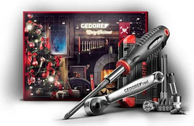 Image de GEDOREred R49013033 GEDOREred Adventskalender 2024 Werkzeugkoffer 33-teilig