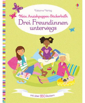 Immagine prodotto di Mein Anziehpuppen-Stickerbuch: Drei Freundinnen unterwegs