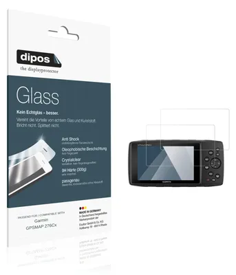 Image de 2x Protection ecrán pour Garmin GPSMAP 276Cx Verre souple Film Protecteur 9H dipos