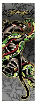 Immagine prodotto di ED HARDY - Pantera e serpente - 53x158 cm - Poster