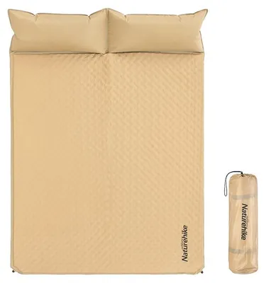 Image de Matelas autogonflant Naturehike avec coussins gonflables pour deux 2,4 kg - or