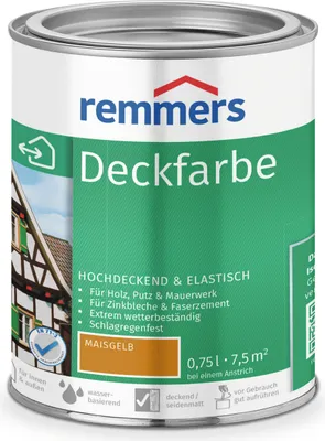 Produktbild von Remmers Deckfarbe maisgelb 0,75 l, Holzlack