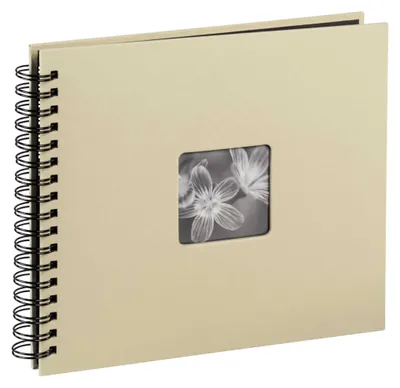 Produktbild von Hama Fine Art Spiral taupe 36x32 50 schwarze Seiten 10609