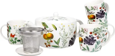 Immagine prodotto di Könitz Tee-Set 6-tlg. My favourite Tea - Fruits & Herbs, New Bone China, Bunt, 1400 ml, 11 5 000 2969