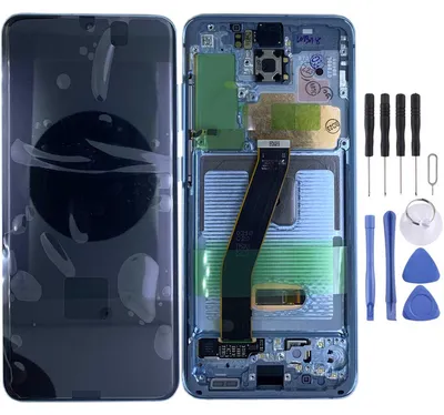 Image de Samsung écran LCD de remplacement complet pour Galaxy S20 G981F 5G GH82-22123D bleu Nouveau