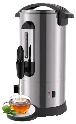 Produktbild von Vigevee Glühweinkocher 8 L 1500 W, Thermostat 30–110 °C, Zapfhahn, Edelstahl