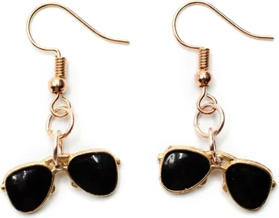 Produktbild von Sonnenbrillen Ohrringe Miniblings Hänger Sonnenbrille Brille Sommer Sonne gold