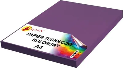 Obrázok produktu pre Technický papier A4 160g tmavo fialový v2 50 listov