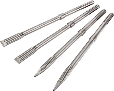 Image de Lot de 4 Burins auto affûtant BOSCH PRO SDS-Max Rtech 2607017368