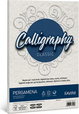 Produktbild von Favini CF50 FOGLI PERGAMENA A4 90G BIANCO Kunstpapier
