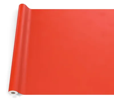 Produktbild von Wachstuch-Tischdecke 240x140cm rot abwaschbar wasserabweisend Garten Indoor