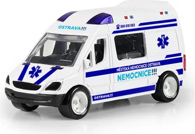 Immagine prodotto di Ambulanza per Auto in Metallo Ostrava 7 Cm