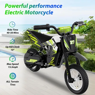 Produktbild von RCB R9X Kinder-Elektromotorrad Rot, 36 V, 3 Geschwindigkeiten, 12 Zoll