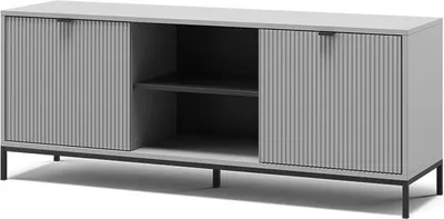 Produktbild von Lowboard Vicco Eliza Grau 150 x 60 cm mit 2 Türen, Model 56402