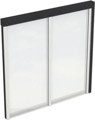 Produktbild von Seitenwand Polycarbonatplatten SKAN HOLZ 205 x 200 cm anthrazit
