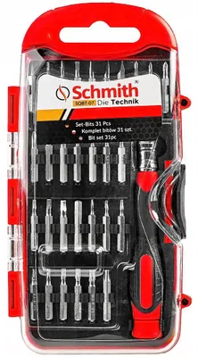 Produktbild von Schmith Präzisions-Schraubendreher-Set mit 31 Bits Torx