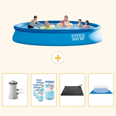 Zdjęcie produktu dla Basen Easy Set Rund - 457x84 cm - 5-elementowy - SCB91