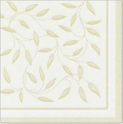 Produktbild von Servietten "ROYAL Collection" 1/4-Falz 40 cm x 40 cm champagner "New Mediterran"