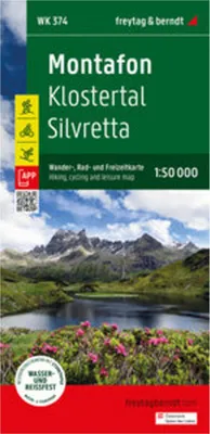 Obrázok produktu pre Montafon 1:50 000 / turistická, cyklistická a rekreační mapa