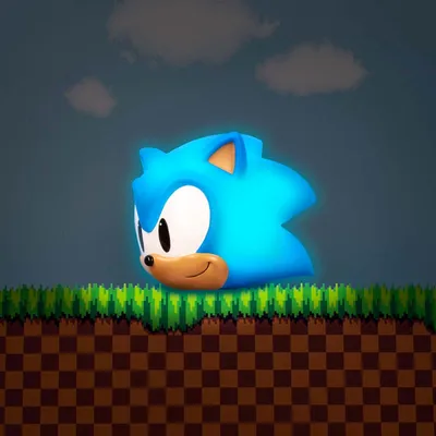 Obrázek produktu pro Sonic the Hedgehog Mood Light-Leuchte Sonic Head 12 cm