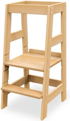 Zdjęcie produktu dla Wieża edukacyjna Rootz – Discovery Tower – Kitchen Aid – z litego drewna bukowego – z pełną ochroną przed wypadnięciem – 40 cm x 47 cm x 85 cm