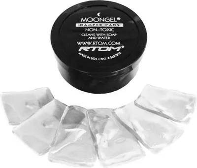 Obrázek produktu pro RTOM Moongel CLEAR 6 ks tlumičů s tlumicími podložkami