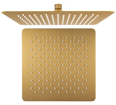 Imagen del producto de Rociador de techo Sapho SLIM, 300x300 mm, color dorado mate