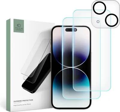 Produktbild von Schutzglas TECH - PROTECT Supreme für iPhone 15 Plus KP28779