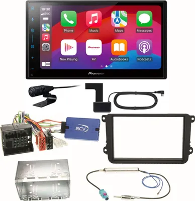 Produktbild von Pioneer SPH-DA77DAB Android Auto Einbauset für Seat Alhambra Altea XL Leon