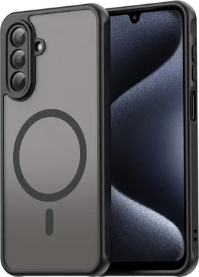 Produktbild von Samsung Galaxy A17 Hülle - Coverup Mattes transparentes Back Cover mit Kameraschutz - MagSafe Compatible - Schwarz