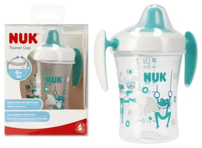Productafbeelding van NUK Lekdichte beker 230 ml, Evo trainingsbeker, groen, artikelnummer 10751140