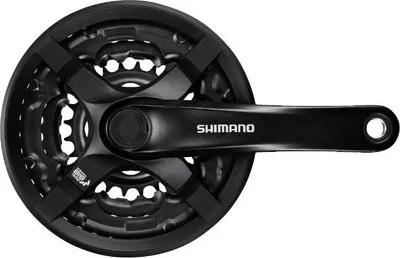 Produktbild von Shimano FC-TY501-2 Kurbel 2-fach 30-46 Zähne 175 mm Kurbelgarnitur Fahrradkurbel Kettenradgarnitur