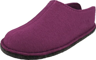 Produktbild von Haflinger Damen Herren Hausschuh Pantoffel Flair Smily Schurwolle 311013-0, Größe:38 EU, Farbe:Violett