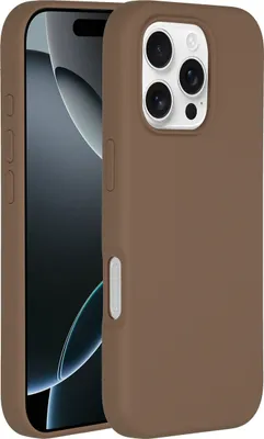 Immagine prodotto di Custodia in silicone liquido Accezz con MagSafe iPhone 16 Pro - marrone chiaro